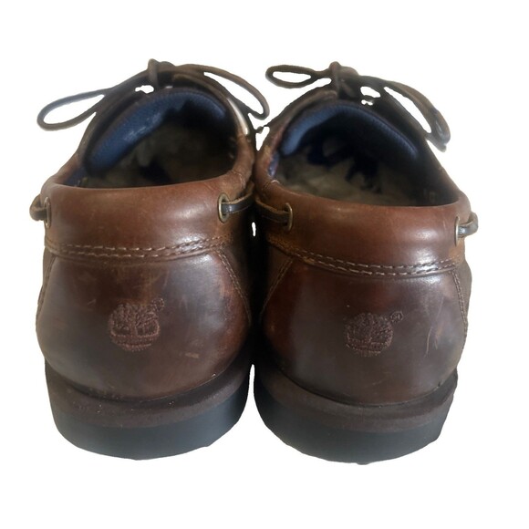 Timberland  2-Eye Boat Shoes Mens 11M Brown Leather Lace-Up Classic 71054 main image 11